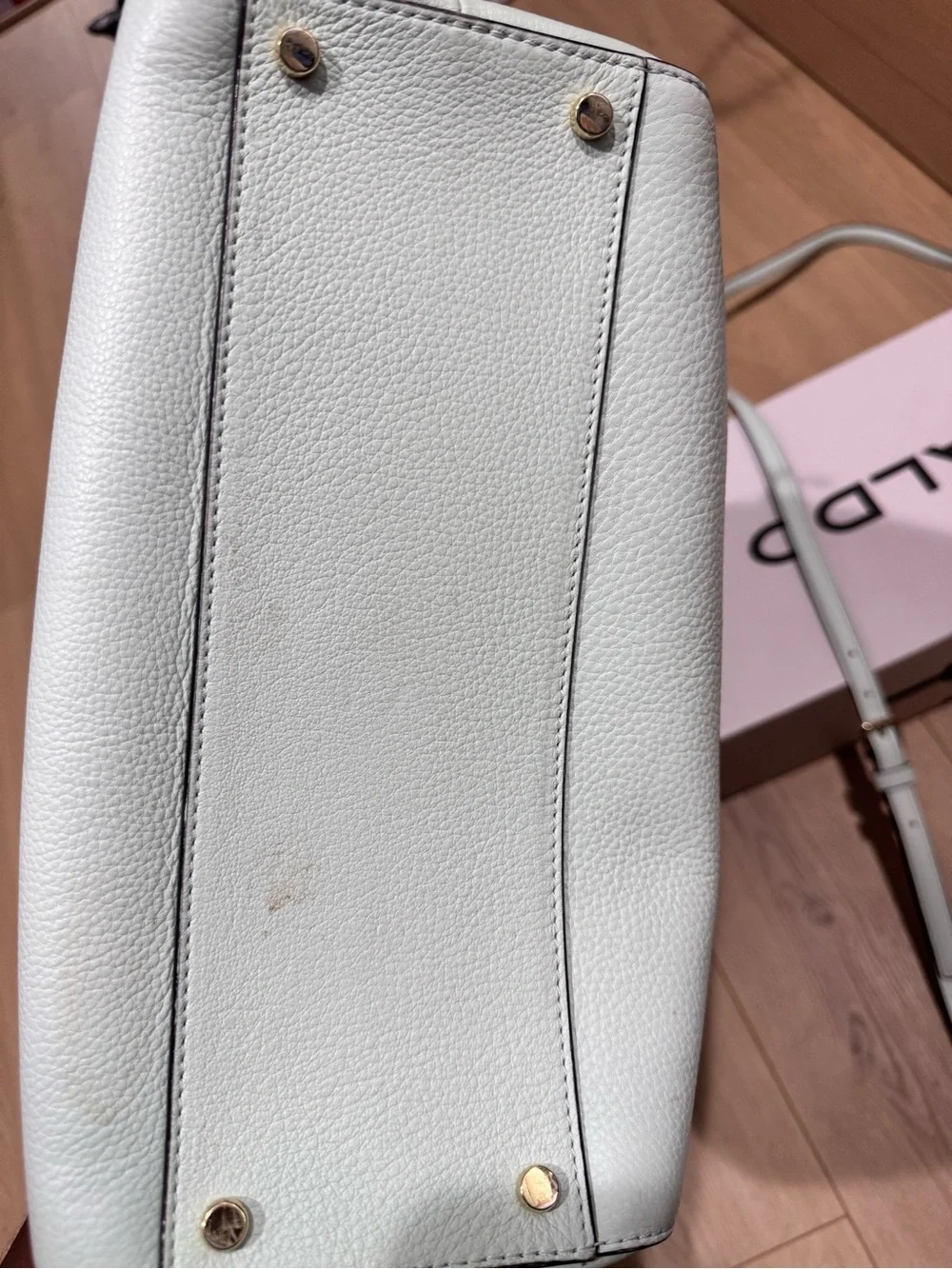 kate spade Pale Mint Leather Crossbody Satchel with Tassel